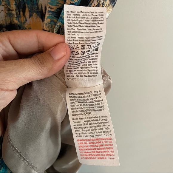 Vero Moda Blue and Tan Maxi Dress - Picture 5 of 8